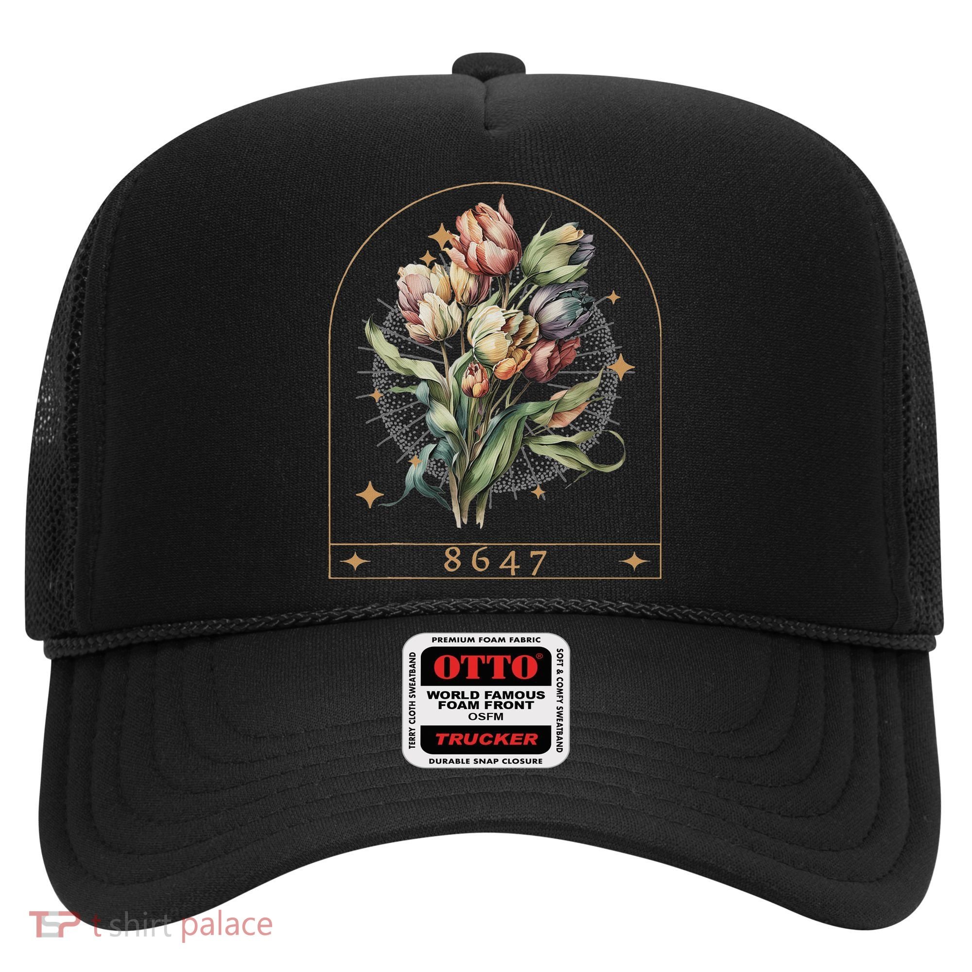 Floral Feminist 8647 Anti Trump Human Right Hat