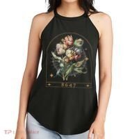 Floral Feminist 8647 Anti Trump Human Right Women's Perfect Tri Rocker Tank thumb 2