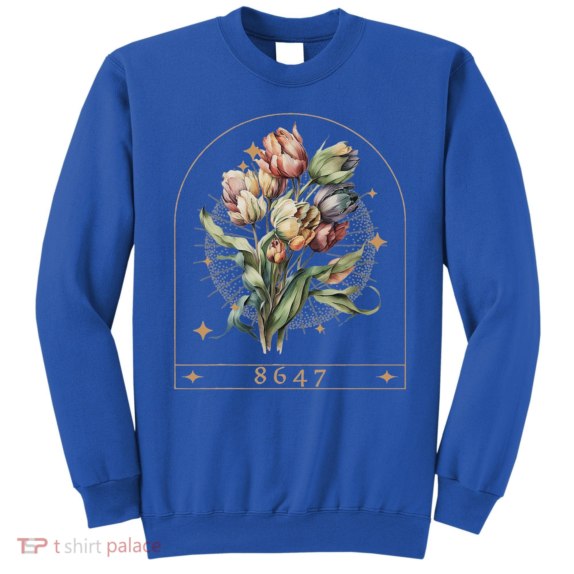 Floral Feminist 8647 Anti Trump Human Right Sweatshirt