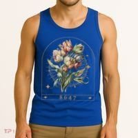 Floral Feminist 8647 Anti Trump Human Right Tank Top thumb 3