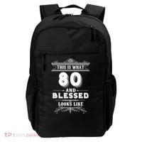 Funny For 80 Year Old Man Woman Happy Birthday Gifts Backpack thumb 0