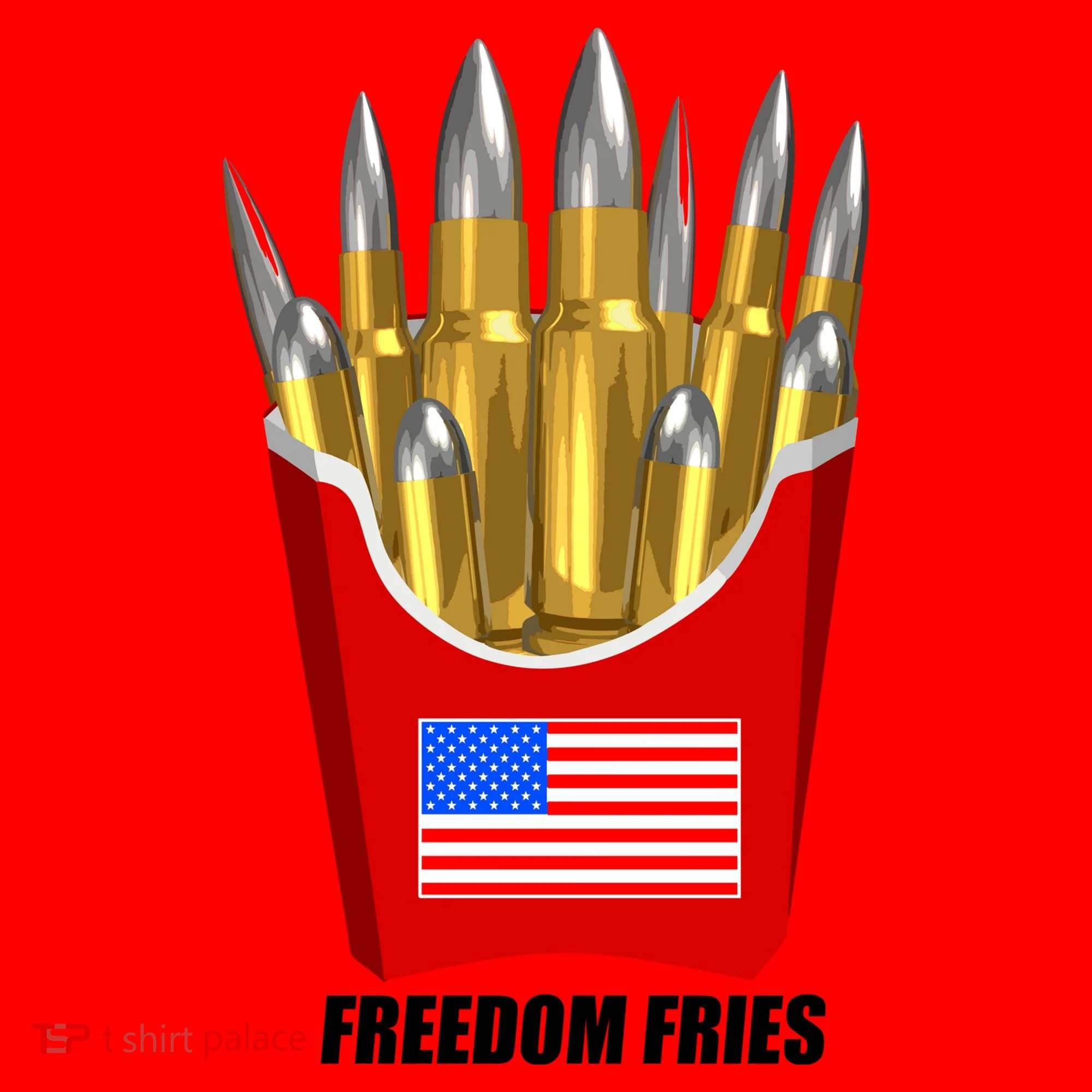 Freedom Fries Santa Hat