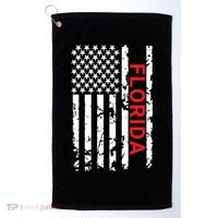 Florida Fl And Gift Golf Towel thumb 0