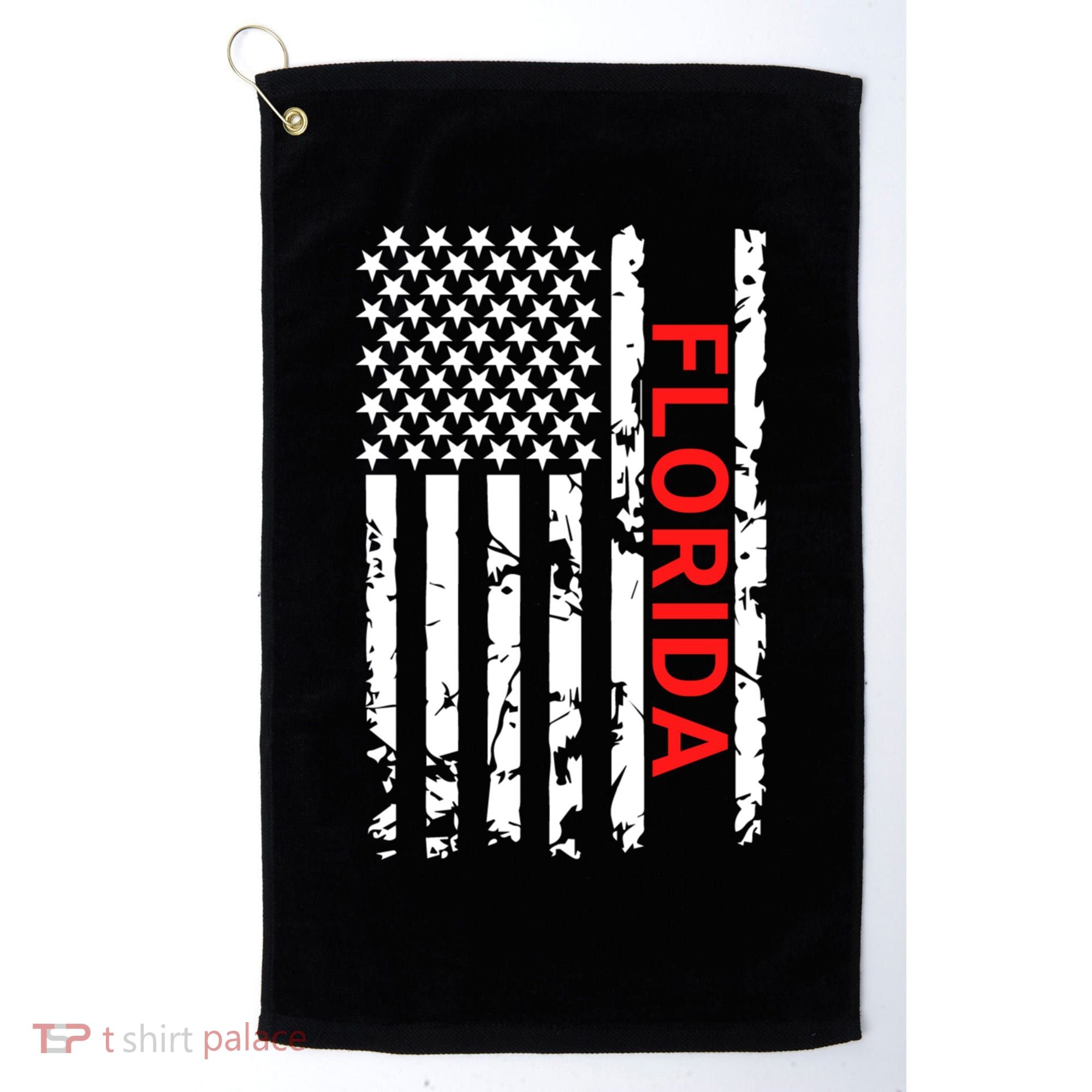 Florida Fl And Gift Golf Towel