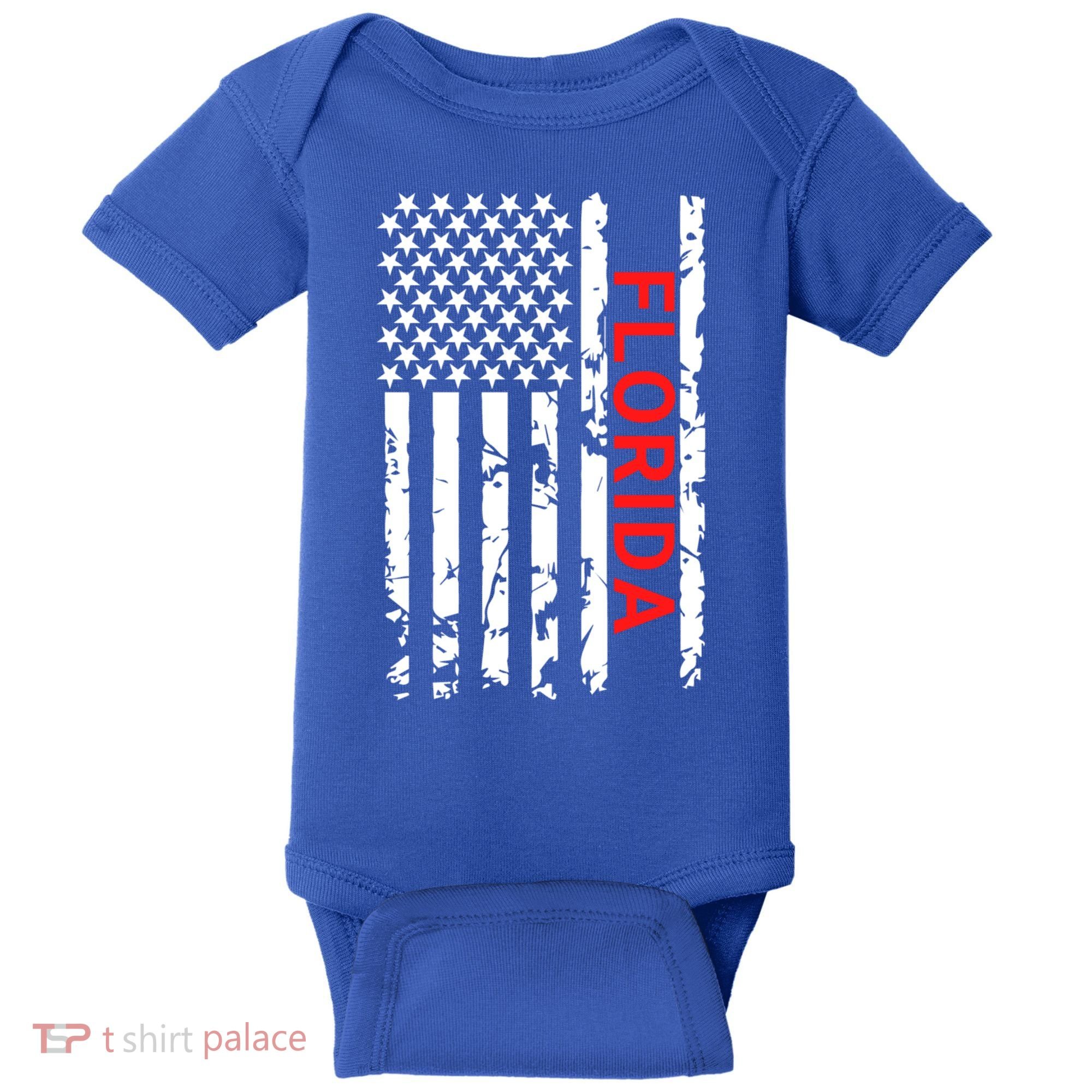 Florida Fl And Gift Baby Bodysuit