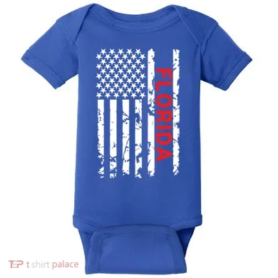 Florida Fl And Gift Baby Bodysuit