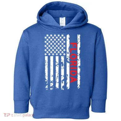 Florida Fl And Gift Toddler Hoodie