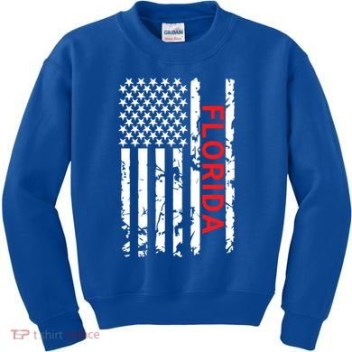 Florida Fl And Gift Kids Sweatshirt
