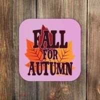 Fall For Autumn Nature Leaves Coaster thumb 0