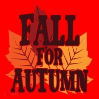 Fall For Autumn Nature Leaves Santa Hat thumb 1