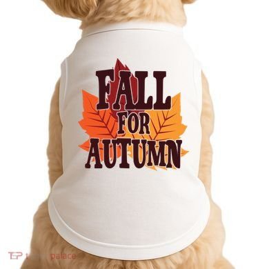 Fall For Autumn Nature Leaves Doggie Tank