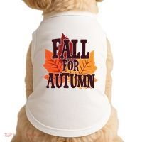 Fall For Autumn Nature Leaves Doggie Tank thumb 0