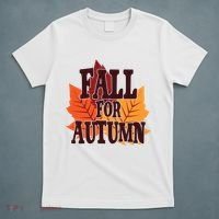 Fall For Autumn Nature Leaves T-Shirt thumb 5