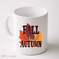 Fall For Autumn Nature Leaves Coffee Mug thumb 0