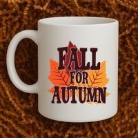 Fall For Autumn Nature Leaves Coffee Mug thumb 2
