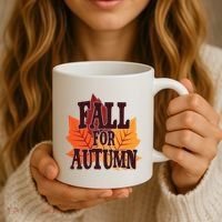 Fall For Autumn Nature Leaves Coffee Mug thumb 3