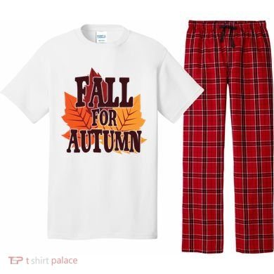 Fall For Autumn Nature Leaves Pajama Set