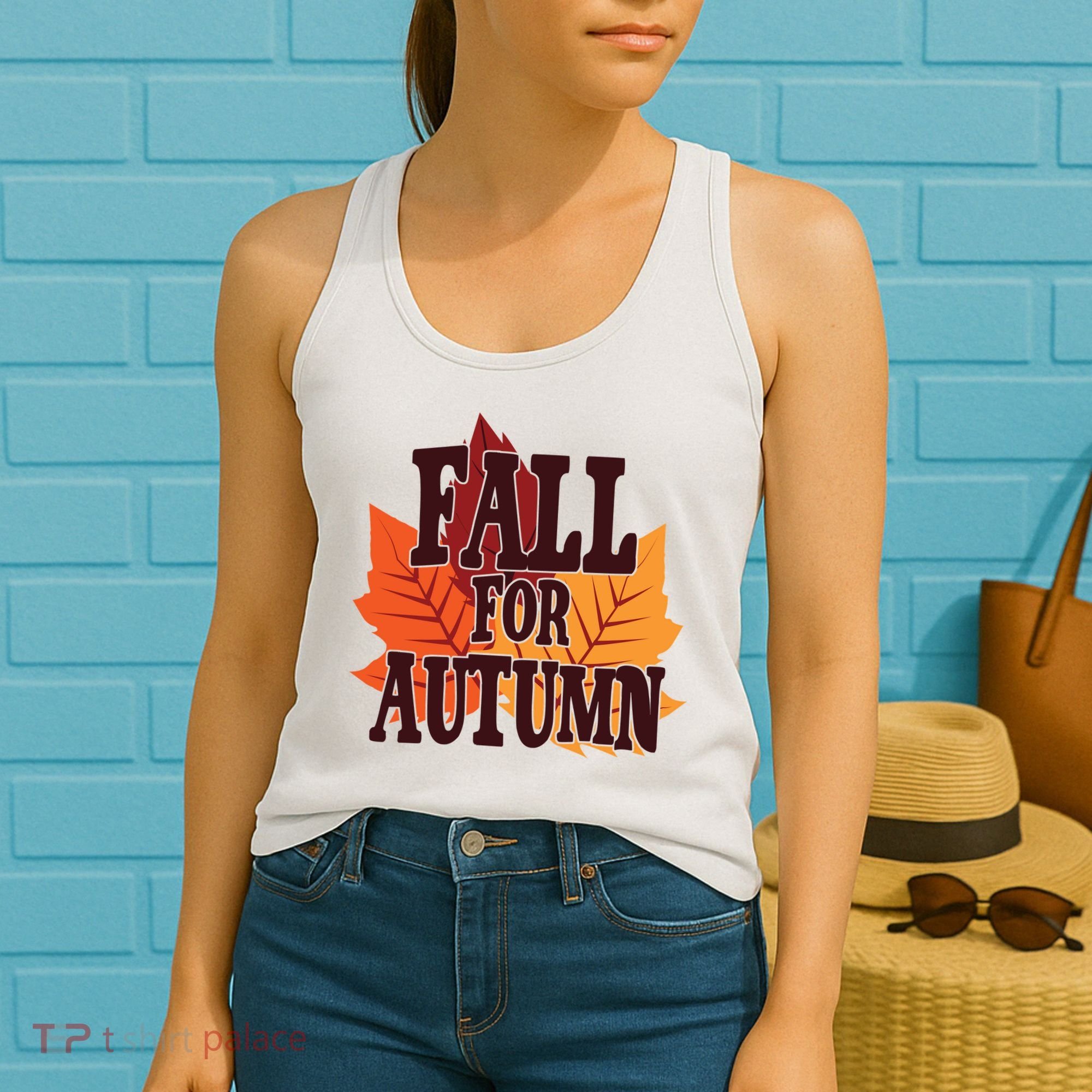 Fall For Autumn Nature Leaves Women's Tank Top