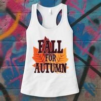Fall For Autumn Nature Leaves Women's Tank Top thumb 3