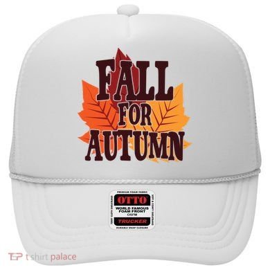 Fall For Autumn Nature Leaves Hat