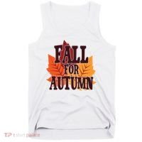 Fall For Autumn Nature Leaves Tank Top thumb 0