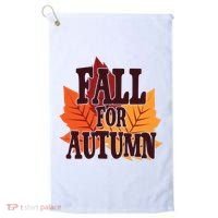 Fall For Autumn Nature Leaves Golf Towel thumb 0