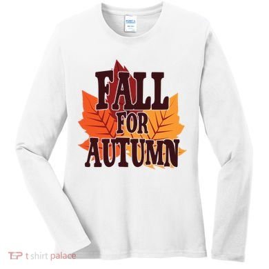 Fall For Autumn Nature Leaves Women's Long Sleeve Shirt