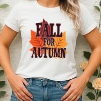 Fall For Autumn Nature Leaves Women's T-Shirt thumb 2