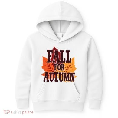 Fall For Autumn Nature Leaves Kids Hoodie