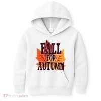 Fall For Autumn Nature Leaves Kids Hoodie thumb 0