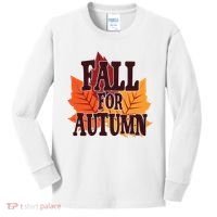 Fall For Autumn Nature Leaves Kids Long Sleeve Shirt thumb 0