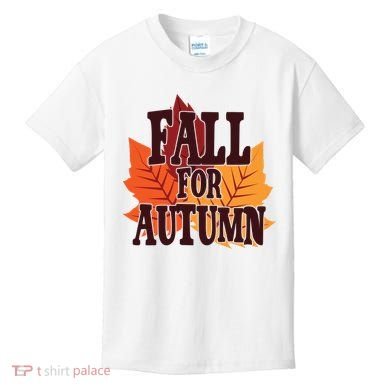 Fall For Autumn Nature Leaves Kids T-Shirt