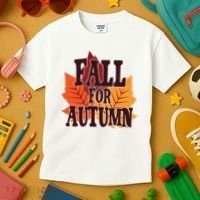 Fall For Autumn Nature Leaves Kids T-Shirt thumb 3