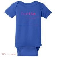 Funtie Fun Auntie Cool Aunt Funny Gift Best Auntie Funny Gift Baby Bodysuit thumb 0
