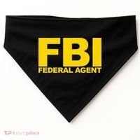 FBI Federal Agent USA-Made Doggie Bandana thumb 0