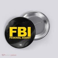 FBI Federal Agent Button thumb 0