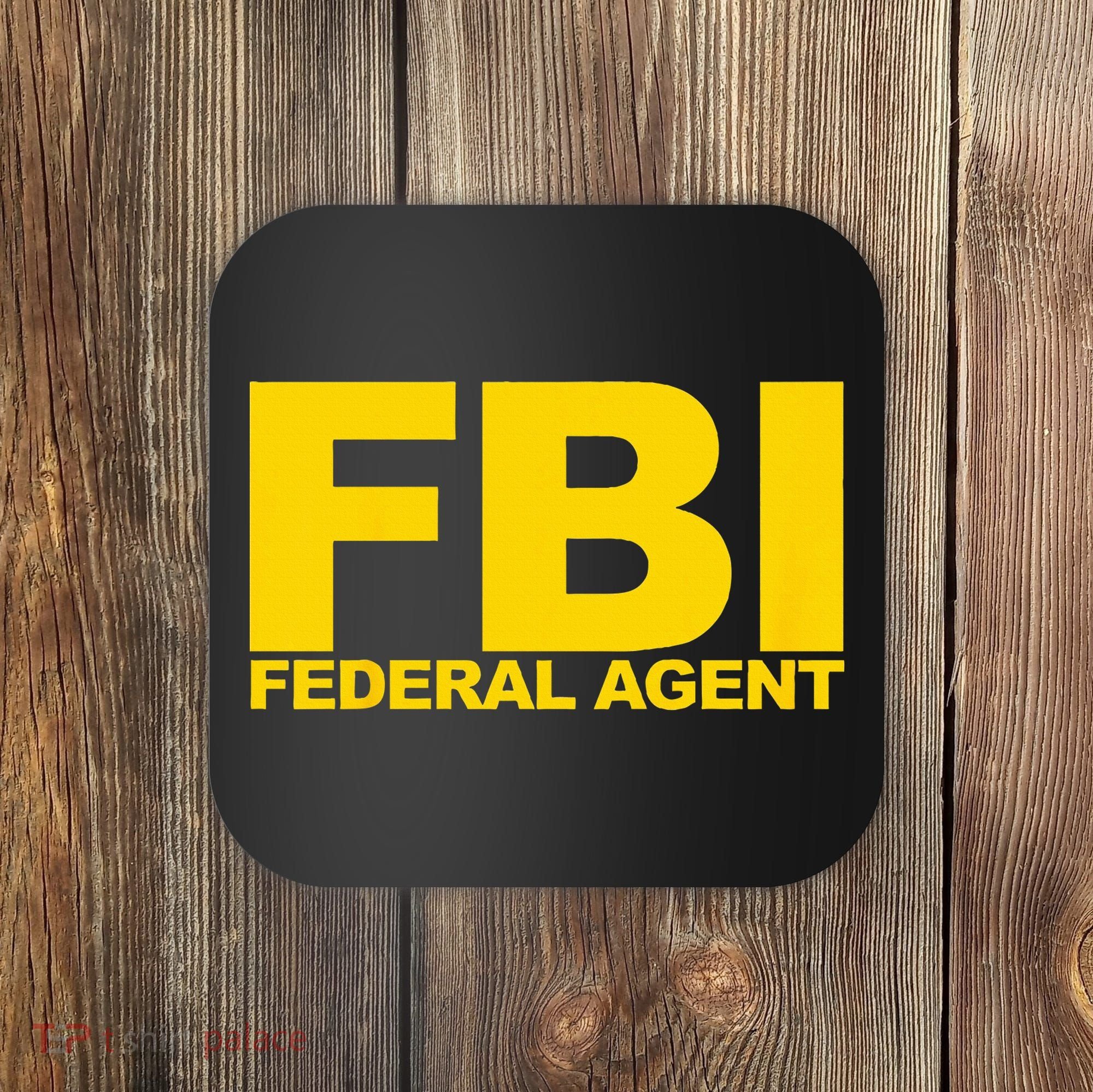 FBI Federal Agent Coaster