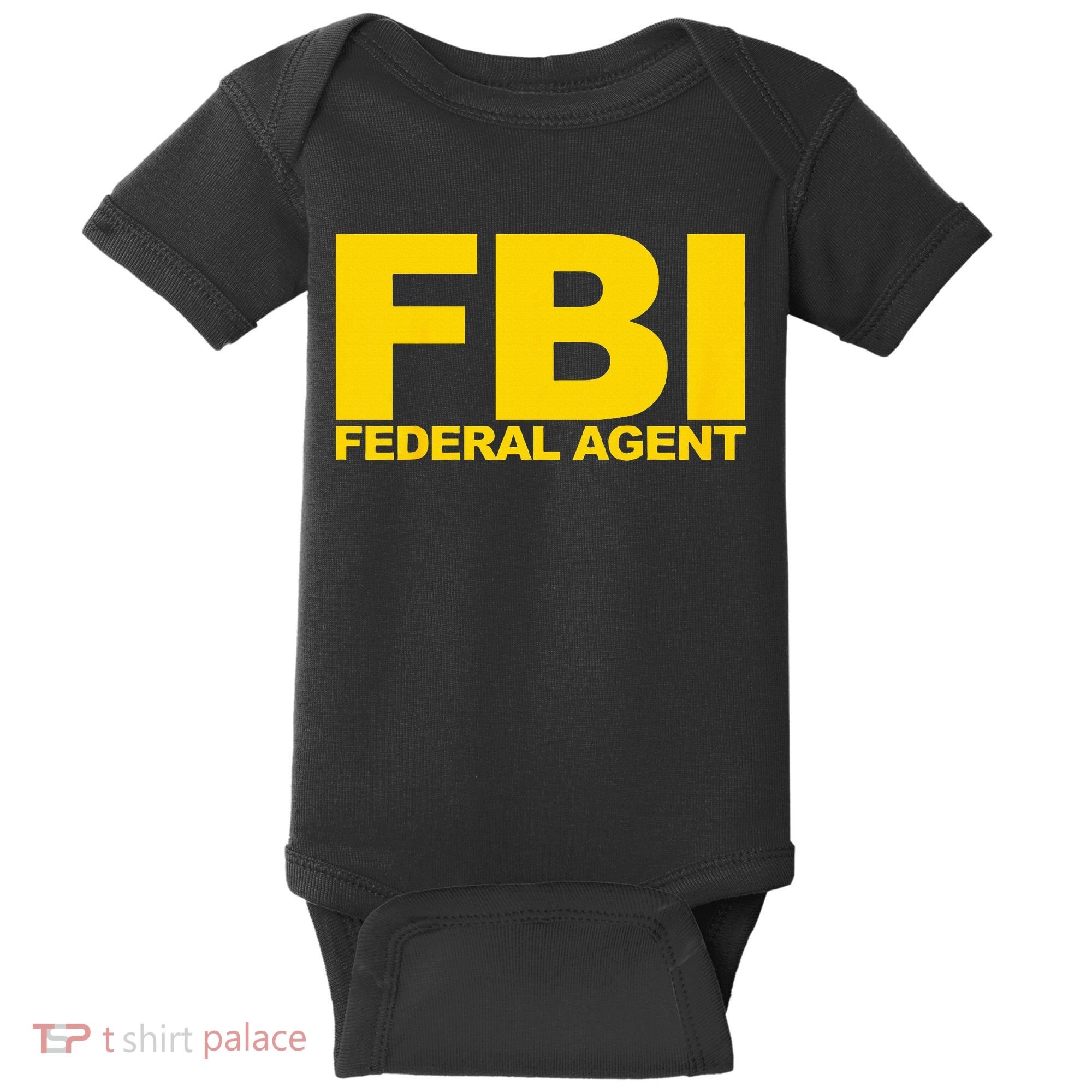 FBI Federal Agent Baby Bodysuit