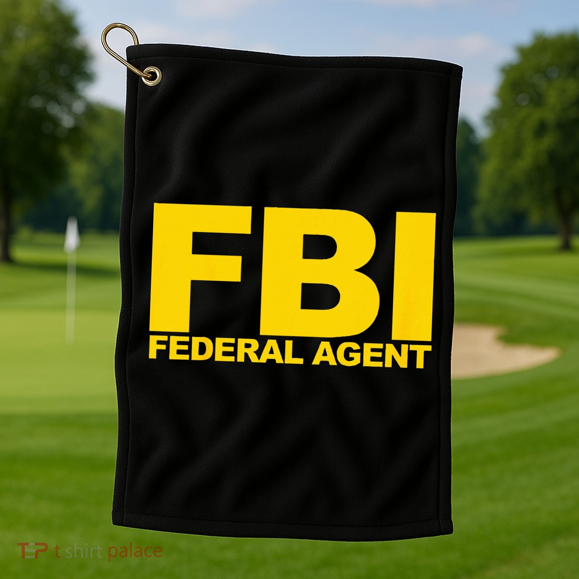 FBI Federal Agent Golf Towel