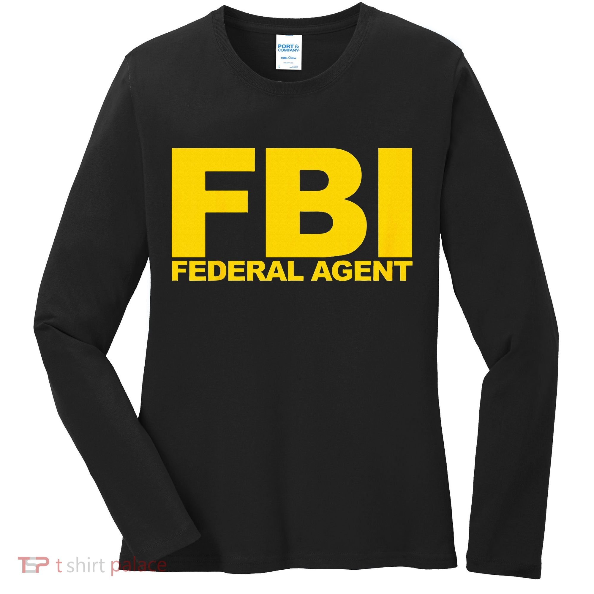 FBI Federal Agent Women's Long Sleeve Shirt