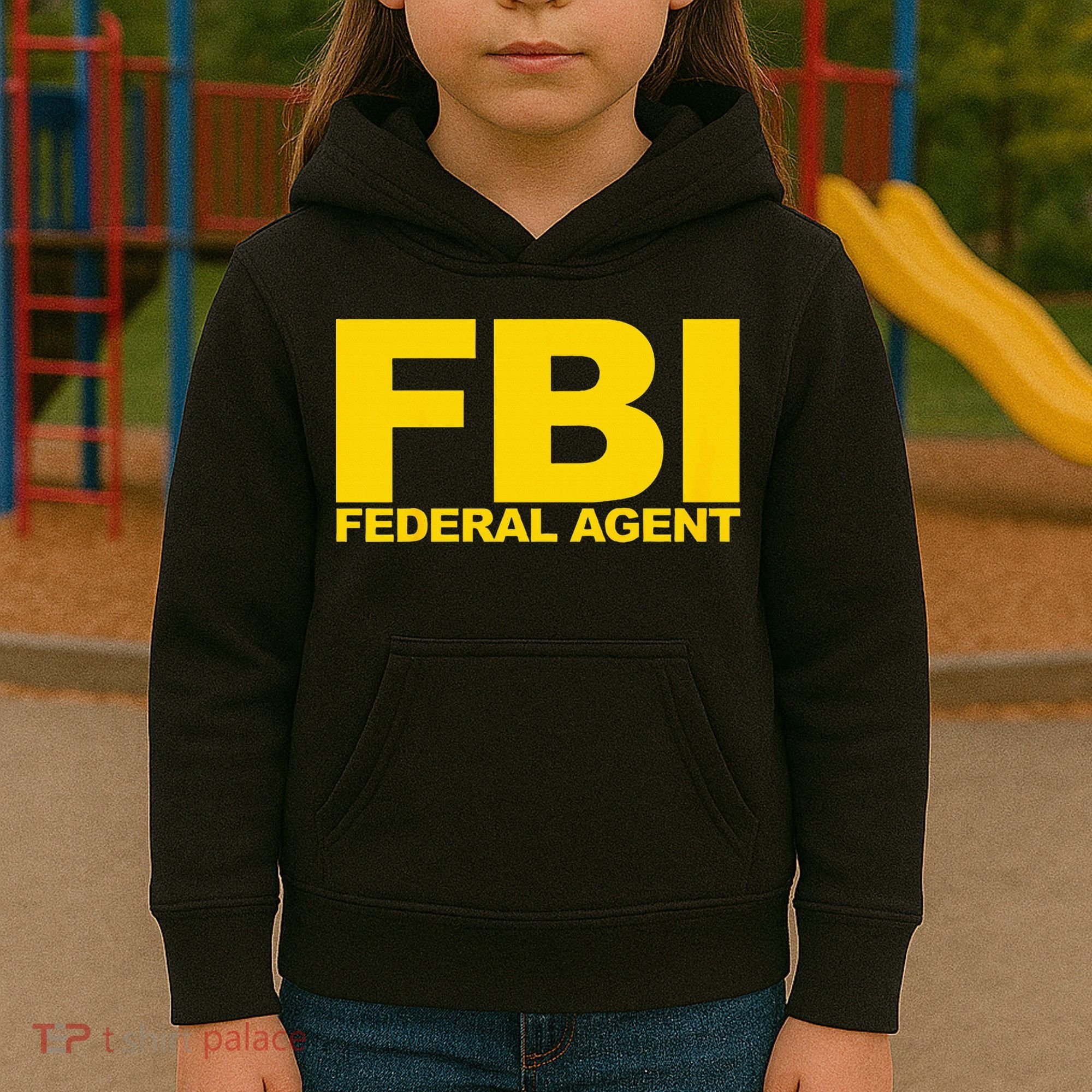 FBI Federal Agent Kids Hoodie
