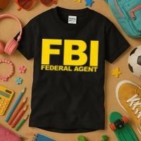 FBI Federal Agent Kids T-Shirt thumb 3