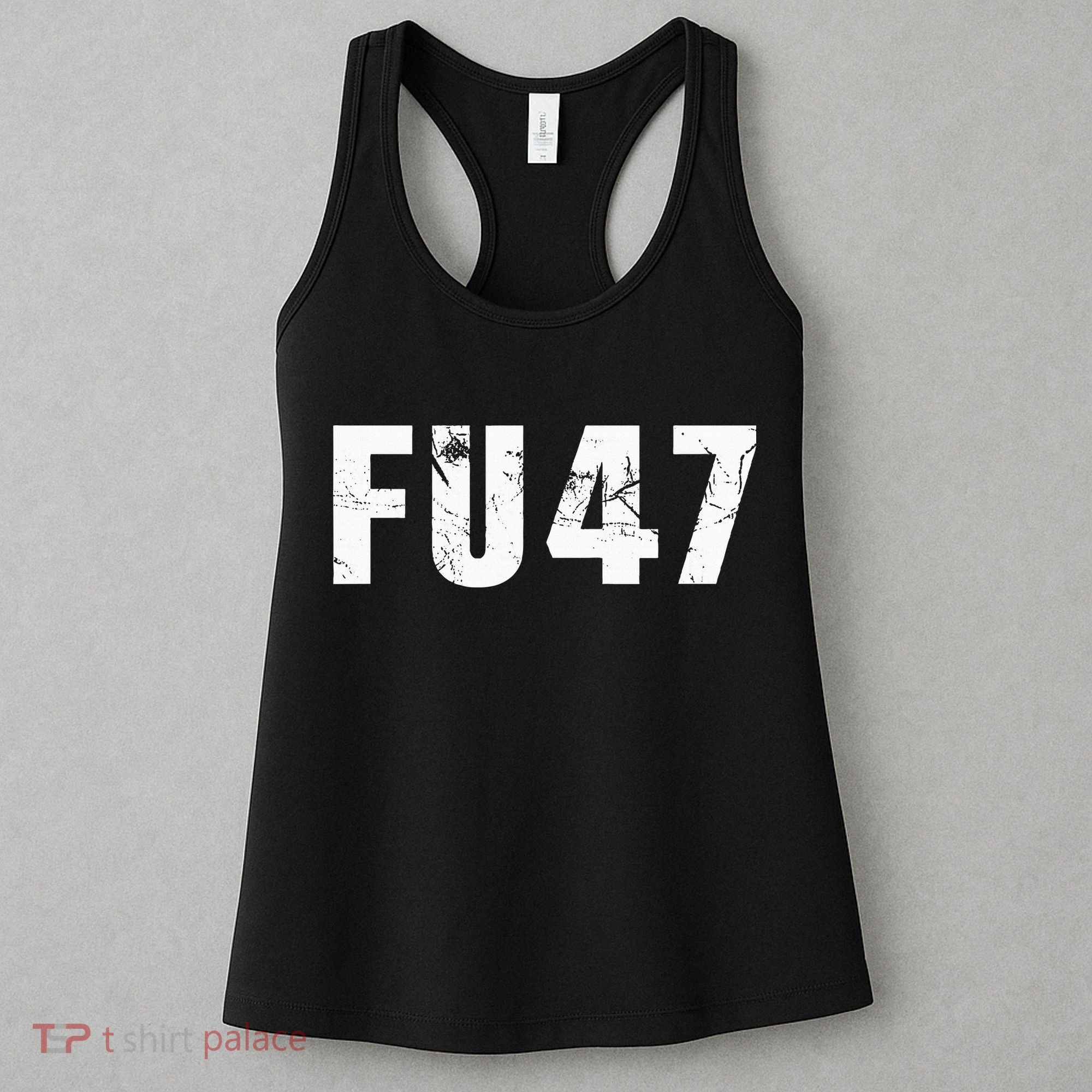 Funny Fu47 Anti Trump Patriotic Pro Harris Democrat 2024 Women's Tank Top
