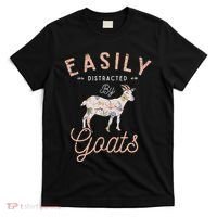 Funny Farm Animal Farmer Flowers Farming Floral Goat T-Shirt thumb 0