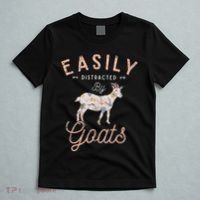 Funny Farm Animal Farmer Flowers Farming Floral Goat T-Shirt thumb 5
