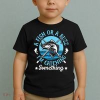 Funny Fishing A Fish Or A Buzz Toddler T-Shirt thumb 2