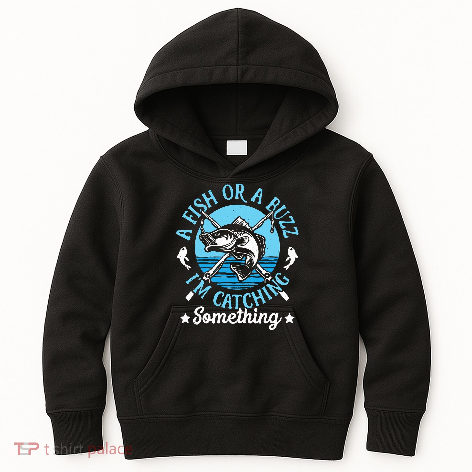 Funny Fishing A Fish Or A Buzz Kids Hoodie