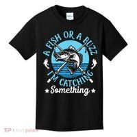 Funny Fishing A Fish Or A Buzz Kids T-Shirt thumb 0