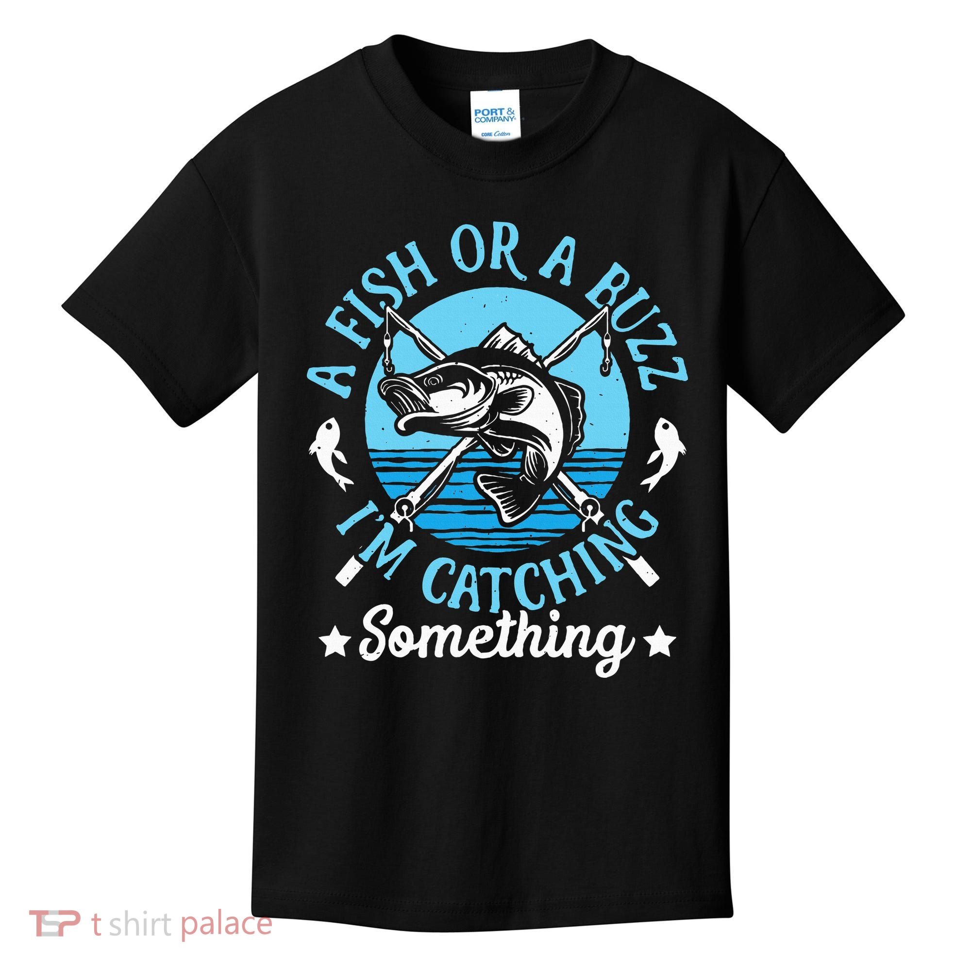 Funny Fishing A Fish Or A Buzz Kids T-Shirt