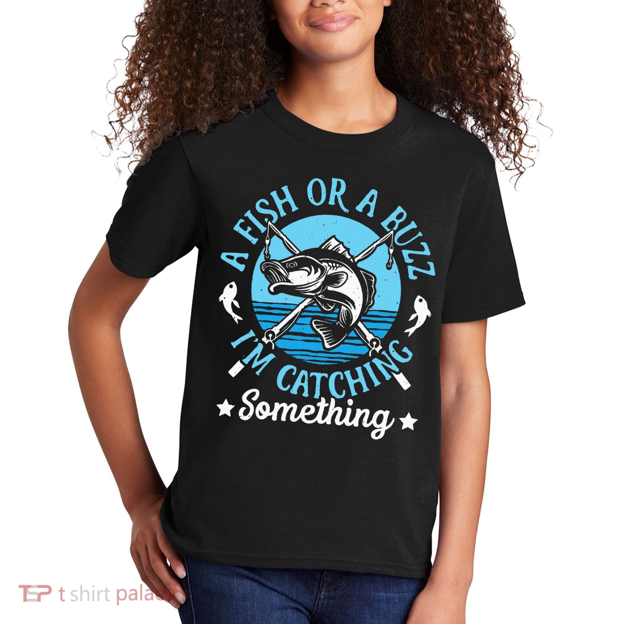 Funny Fishing A Fish Or A Buzz Kids T-Shirt